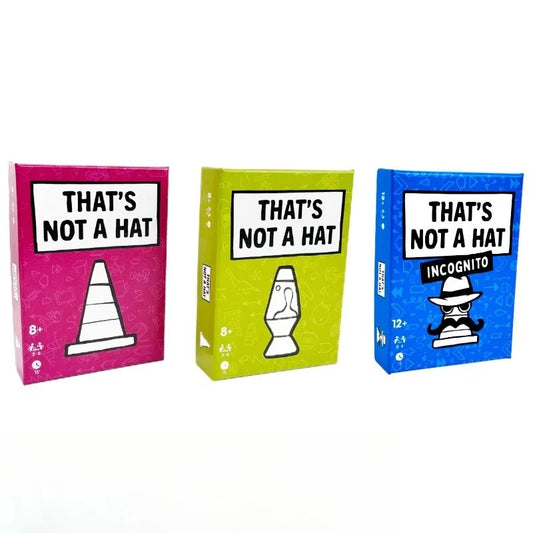 Unique That’s Not A Hat Happy Party Game Set,Top Board Game with Basic Extended Card Game English Tabletop Game for 3-8 Players