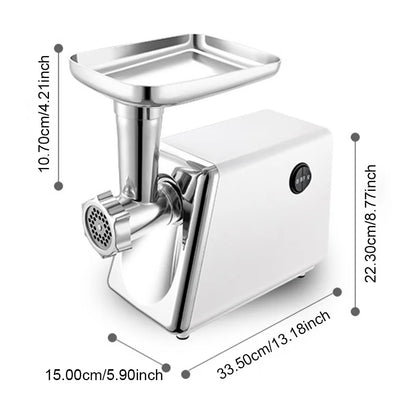 Meat Grinder, Sausage Stuffer, Electric Meat Mincer Sausage Stuffer Maker Heavy Duty Mincer for Home Kitchen & Commercial Using