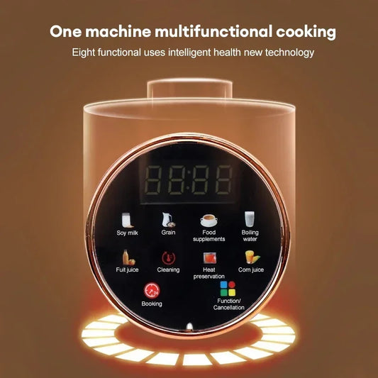 Smart Blender Soya Bean Milk Maker Electric Juicer Soybean Milk Machine Wall Breaker Rice Paste Kitchen Breakfast Maker