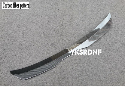 High Quality ABS Rear Roof Spoiler For Ford Smax S-max Mini Window Wing Glossy Black Carbon Fiber Style Auto Exterior Decoration