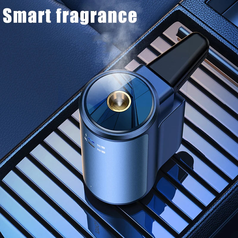 Electric Auto Air Diffuser Aroma Car Air Vent Humidifier Mist Wood Grain Essential Oil Aromatherapy Freshener Perfume Fragrance