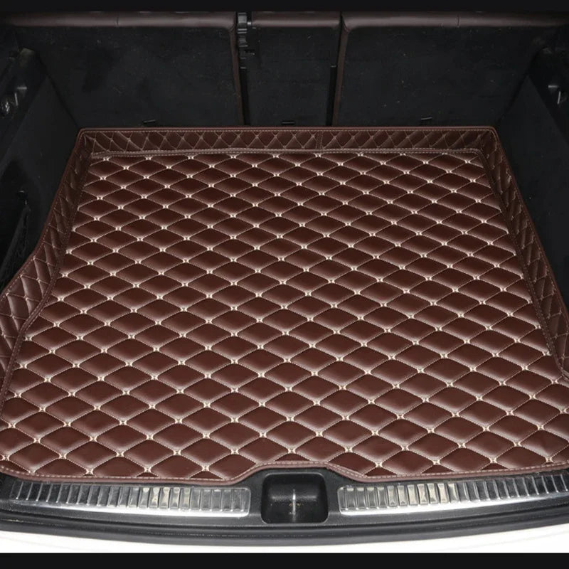 High Quality Artificial Leather Car Trunk Mat for Mercedes W206 W205 C Class C205 S204 S205 W204 W203 Car Accessories Carpet