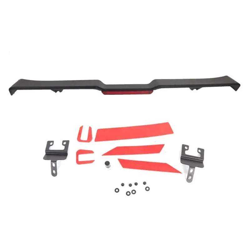 Car Rear Roof Lip Spoiler Wing with Brake Light Window Right Left Cars Tail Light Hinge Covers for JEEP Wrangler JK JL 2018-2024
