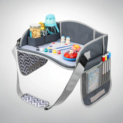 Child Go Out Small Drawing Board Kids Travel Tray for Car Seat Children's Car Portable Drawing Board Foldable Whiteboard 4-6Y