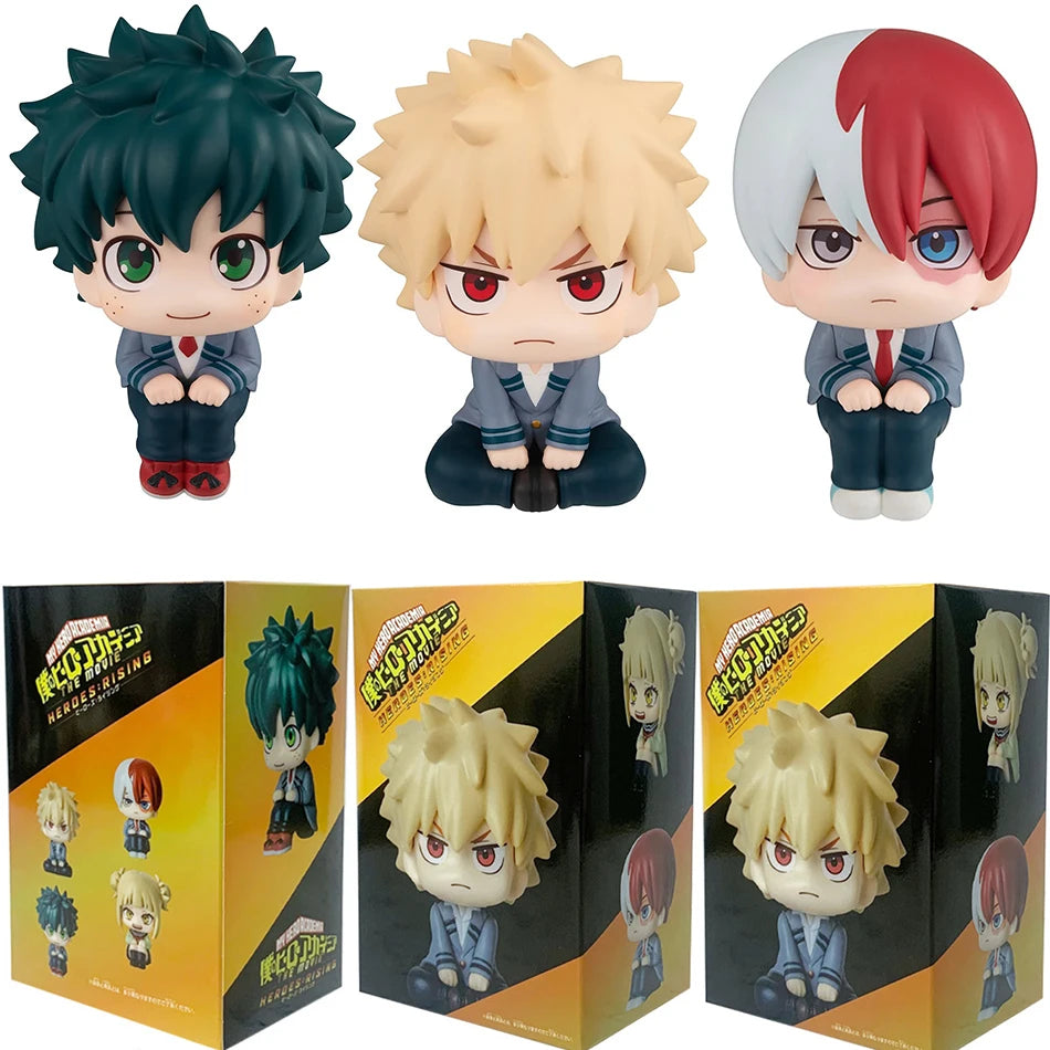 My Hero Academia  Anime Figure  Pvc Q version Bakugou Katsuki Midoriya Izuku  Action Figures Anime Gift Collection Series Model