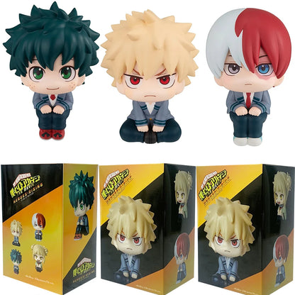 My Hero Academia  Anime Figure  Pvc Q version Bakugou Katsuki Midoriya Izuku  Action Figures Anime Gift Collection Series Model