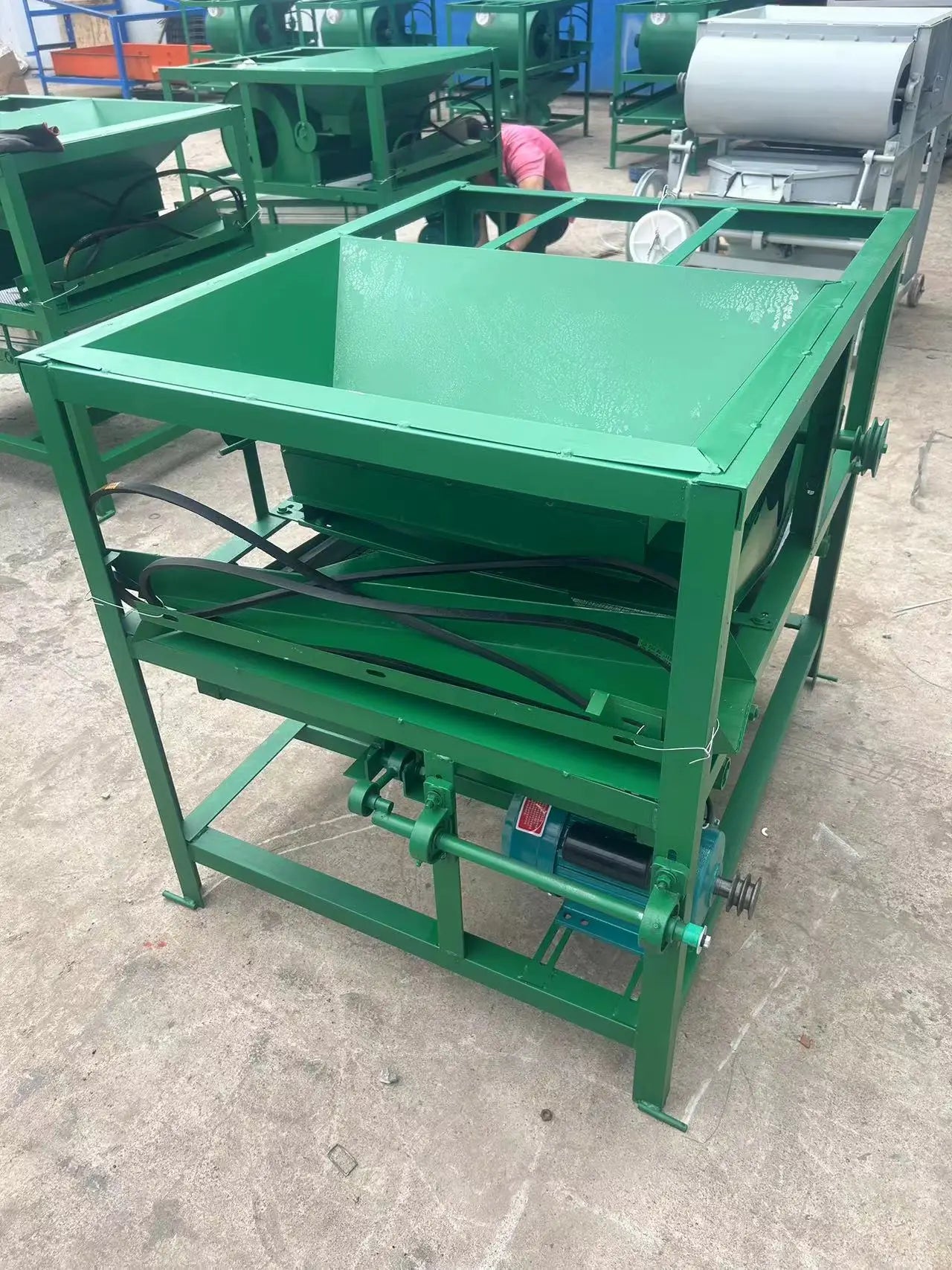 High Capacity Winnowing Machine Cleaning Seeds Maize Grain Cleaner Machine Paddy Wheat Corn Seeds Cleaning Sorting Machine