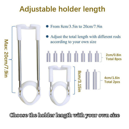 Size Master PMP Glans shape vacuum cup set for male penis physical exercise with adjustable holder and special ruller