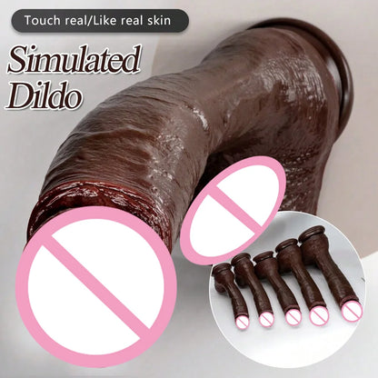 Realistic Dildo with Suction Cup Huge Dildos Adult Sex Toys for Woman Men Fake Dick Big Penis Anal Butt Plug Erotic Sex Shop 18+
