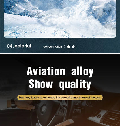 Solar Car Helicopter Propeller Fragrance Auto Interior Accessories for Men Women Car Perfume Decoration