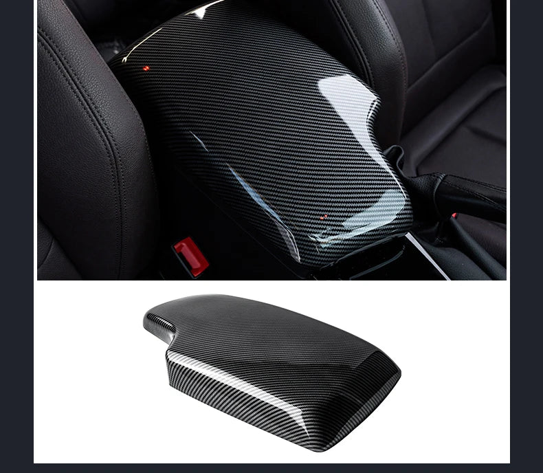 LHD Car Styling Carbon fiber Center Console Air outlet Panel Cover Trim Stickers frame For BMW F30 F31 F32 F34 F36 Accessories