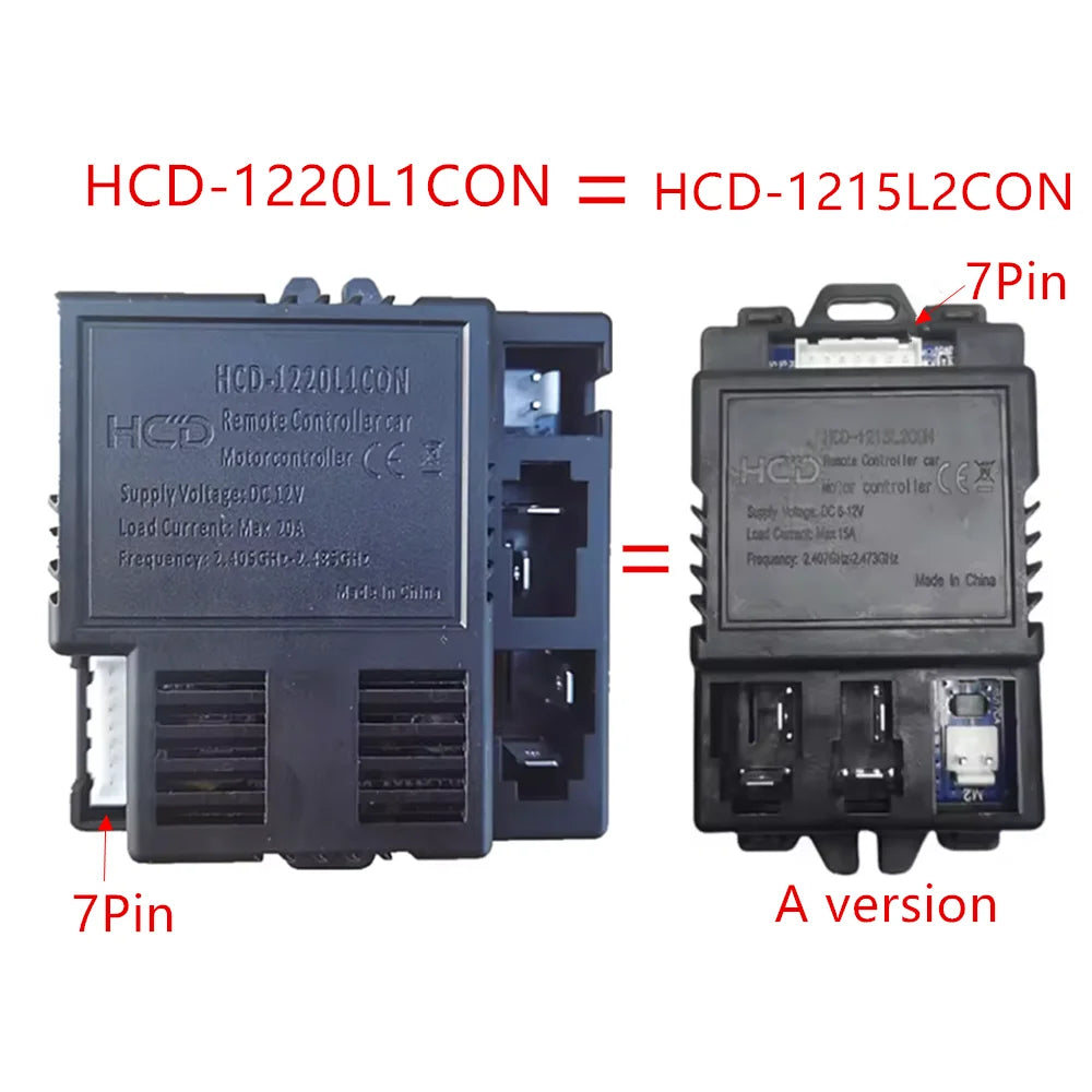 HCD-1220L1CON Children's Electric Car Remote Controls and Receivers,Kid's motorcycle Controllers HCD-1215L2CON