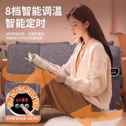 220V Electric Foot Warmer Under Desk Heating Pad for Winter Office Warm Feet CCB