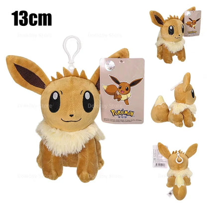 34 Styles Pokemon Plush Keychain Cartoon Toys Pikachu Eevee Charmander Squirtle Mew Snorlax Jigglypuff Doll Kids Kawai Toy Gift