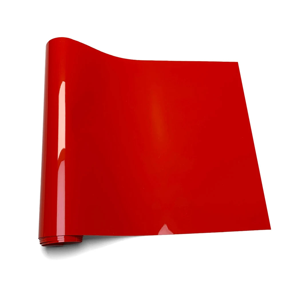Carbon Fiber Laser Red Car Stickers Glossy Holographic Vinyl Wrap Films Air Release Bubble Free Auto Body Decal Car Accessories