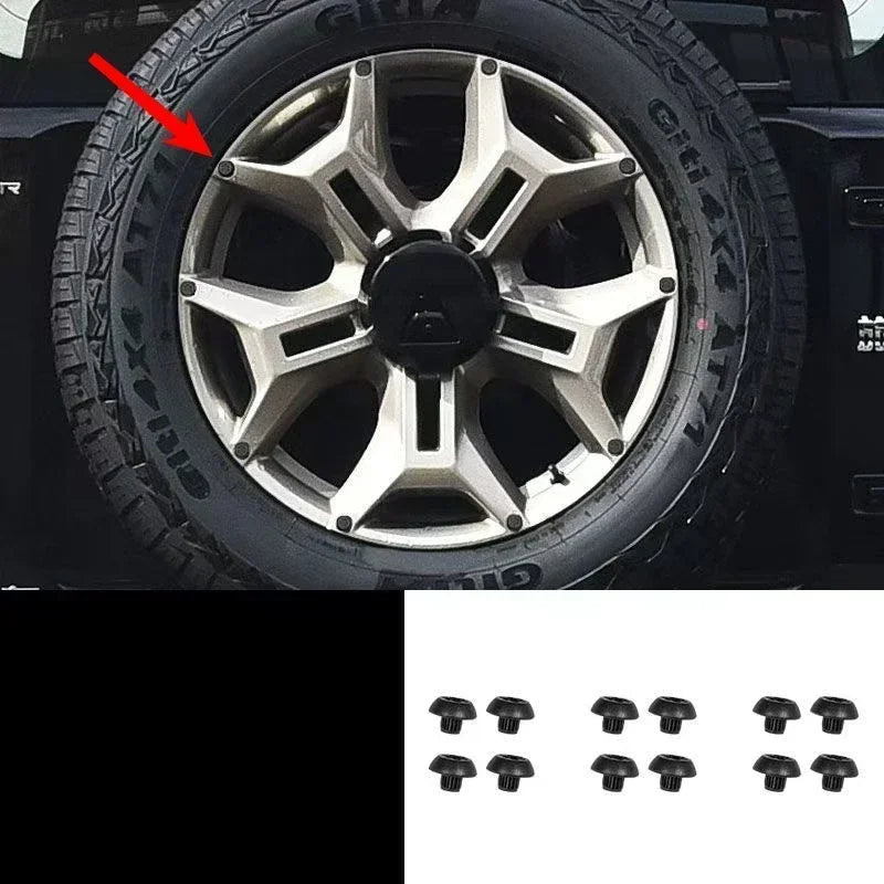 For Chery Jetour Traveller T2 Black Wheel Hub Cover Wheel Hub Cover Replacement Parts Covers Tires Car Accessories