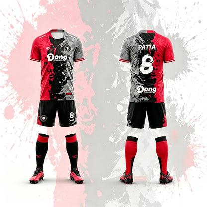 Sublimation Customize Own Design Printing Club Team Training Football Jersey Kits Quick Dry Breathable Soccer Uniforms Wear Set