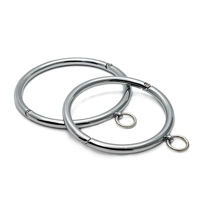 BDSM Collar Metal Bondage Collar Slave, 2 Size Neck Coller Sex Slave Role Play Necklace For Women Restraint BDSM Bondage Toys