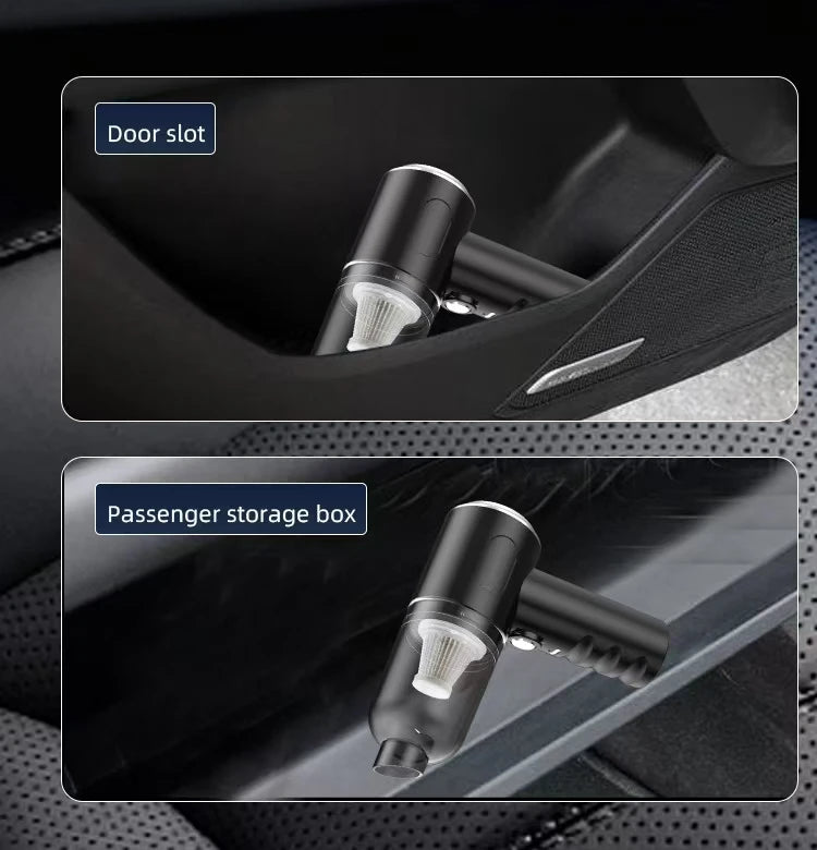 Car vacuum cleaner cleaning high-power mini-charging multifunctional blowing and sucking lighting hand-held convenient small car