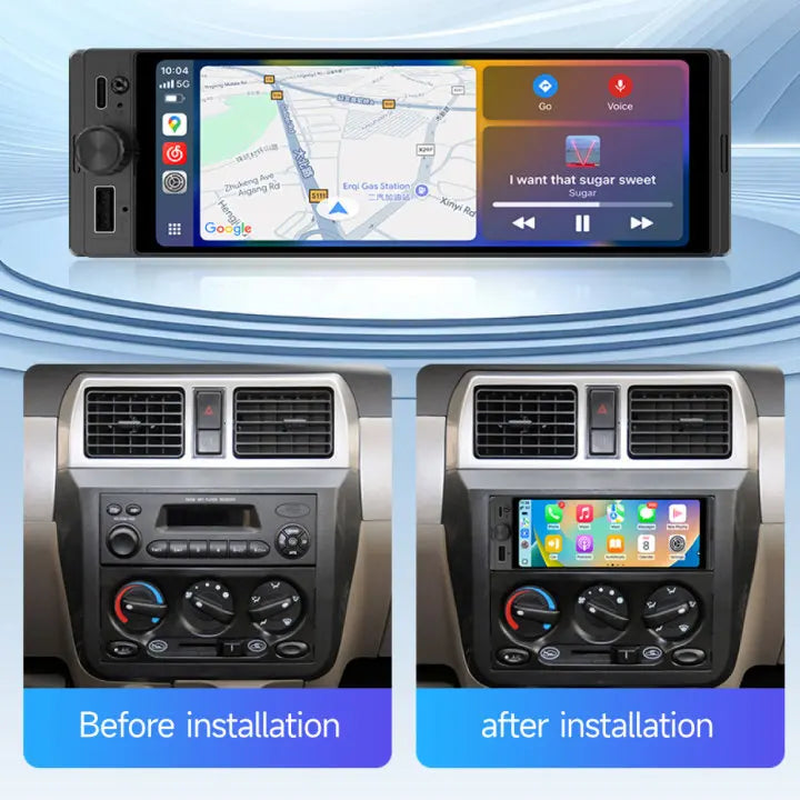 JIUYIN D23M 6.28 inch Universal Car Radio 1 Din Carplay Wireless Android Auto Car Multimedia HD IPS Touch Screen USB TYPE-C BT