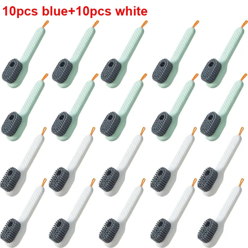 Multifunction Cleaning Shoe Brush Soft Automatic Liquid Shoe Brush Long Handle Liquid Clothes Brush Household Cleaning Tools