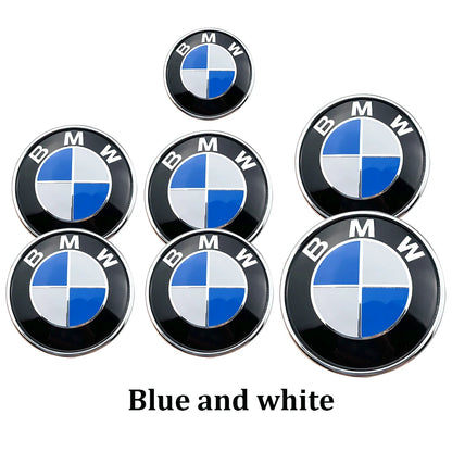 7Pcs Car Hood Front Rear Trunk Emblem For BMW original Logo E36 E46 E53 E39 E90 E60 E93 E87 E34 G20 X3 X5 F30 F20 X6 accessories