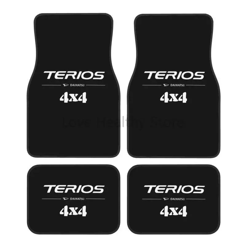 Custom Daihatsu Terios Print Car Floor Mats Carpets Vehicle Front & Rear Foot Mats with Non Slip Backing All Weather for Car SUV