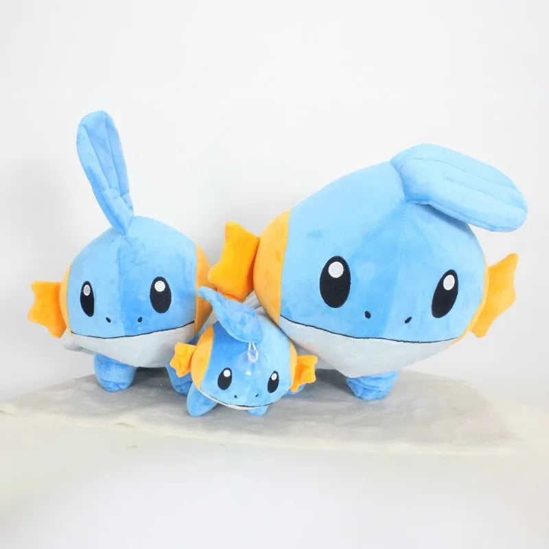 23/30cm Mudkip Pokemon Anime Soft Stuffed Plush Doll Cartoon Fish Boys Birthday Gift Home Decoration Throw Pillow Plush Toys