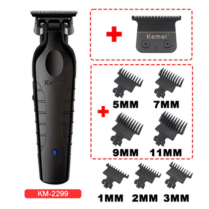 Kemei KM-2299 USB Fast Charging Clippers Barber Machine 1200MA Rechargeable Cordless Hair Trimmer Kemei Electric Hair Clipper