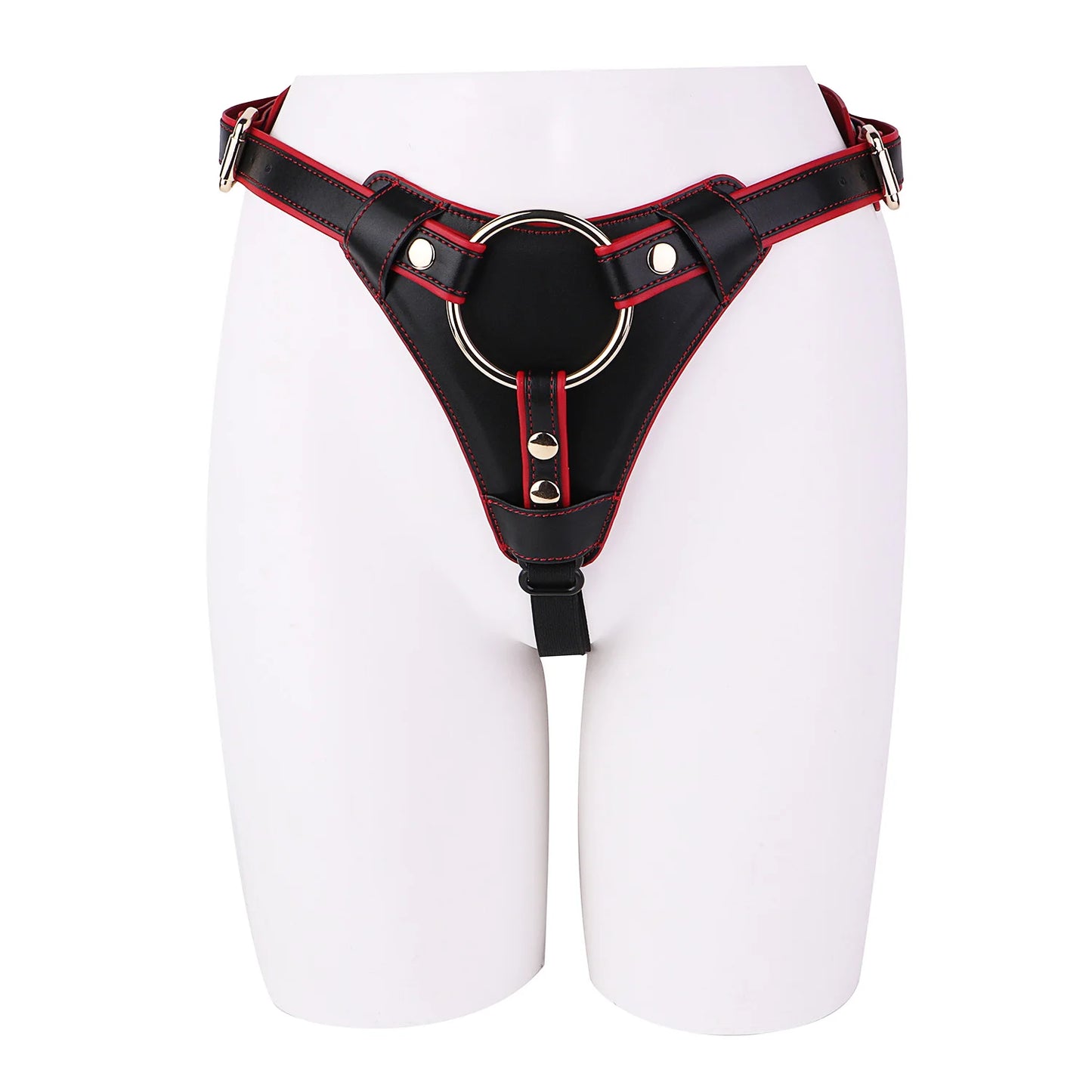 LEZEE Sexual Belt Leather Briefs Body Bondage Harness Strap On Belts For Wearable Dildo Penis Penetration Auxiliary Pants Strap