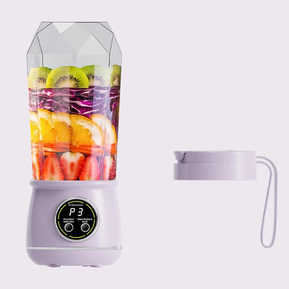 Portable juicer cup, 500ML Portable juicer, Multifunctional small Blender, easy to Clean, compact, convenient easy to operate