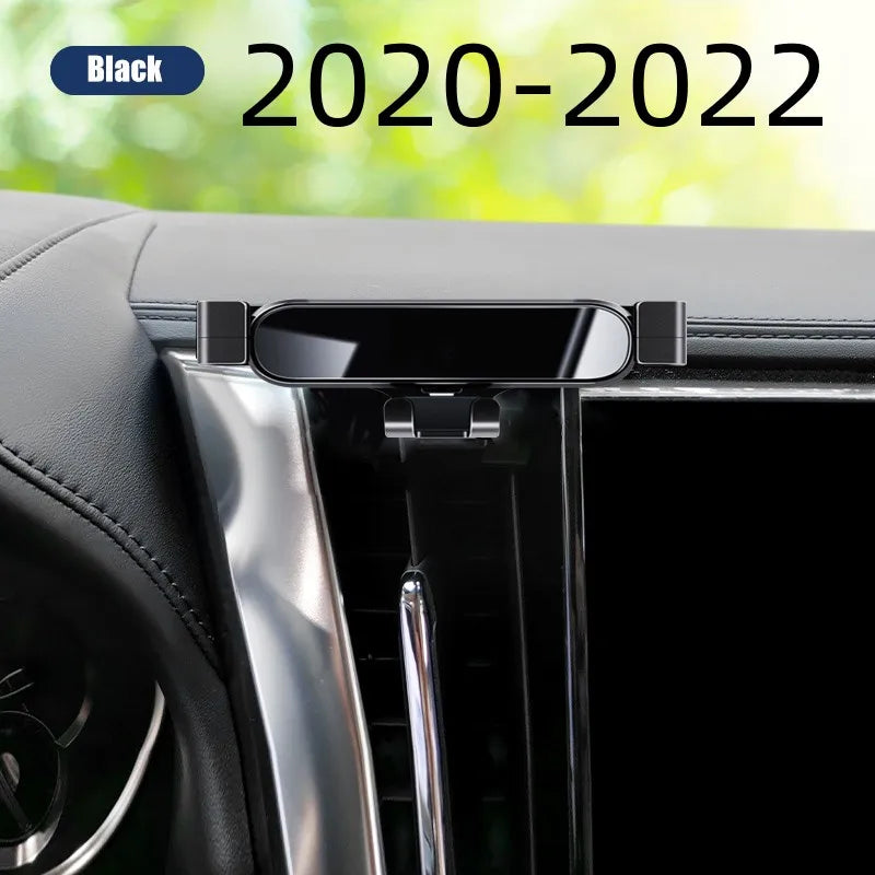 Car Phone Holder For Toyota Alphard 2015 - 2023 ANH30 Styling Bracket GPS Stand Rotatable Support Mobile Accessories