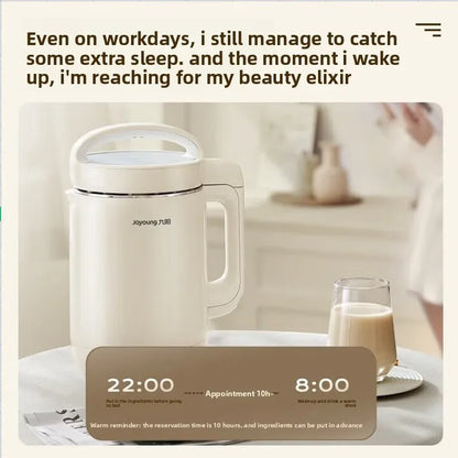 1.2L Automatic Soy Milk Maker with Break Wall Feature for Home Use, Family Capacity of 3-4 People, Delicate and Filter-free 220V