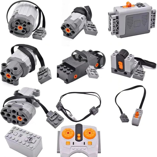 MOC parti tecniche funzioni di alimentazione motore multi strumento servomotore treno PF 8293 8883 modello compatibile blocchi d