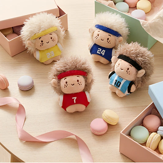 Pop Soccer Star Figure Keychains Kawaii Soccer Figure Keychain Photo Props Accessories Bag Charms Pendant Keychains Fans Gifts