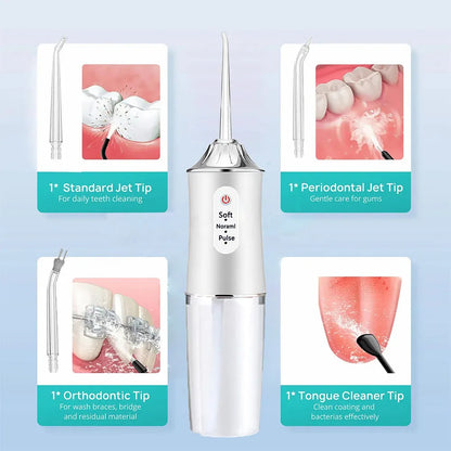 Water Dental Waterpick Irrigator Ipx7 Waterproof Irrigation Mouthwash Machine Oral Floss Flosser Irigator For Teeth Cleaner