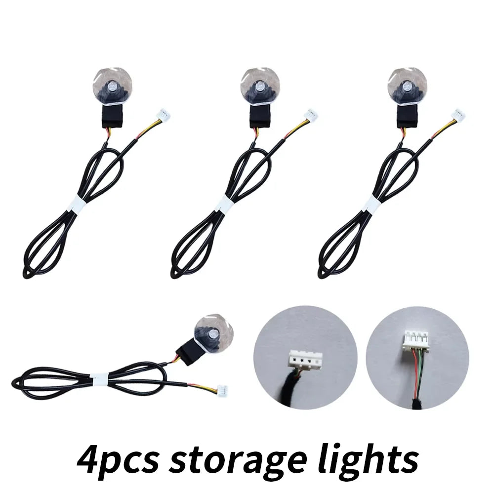 Dual Zone Full Colors LED Ambient Light Accessories Symphony Streamer 3wires 3pins Main control box speakers 35/75/110cm strips