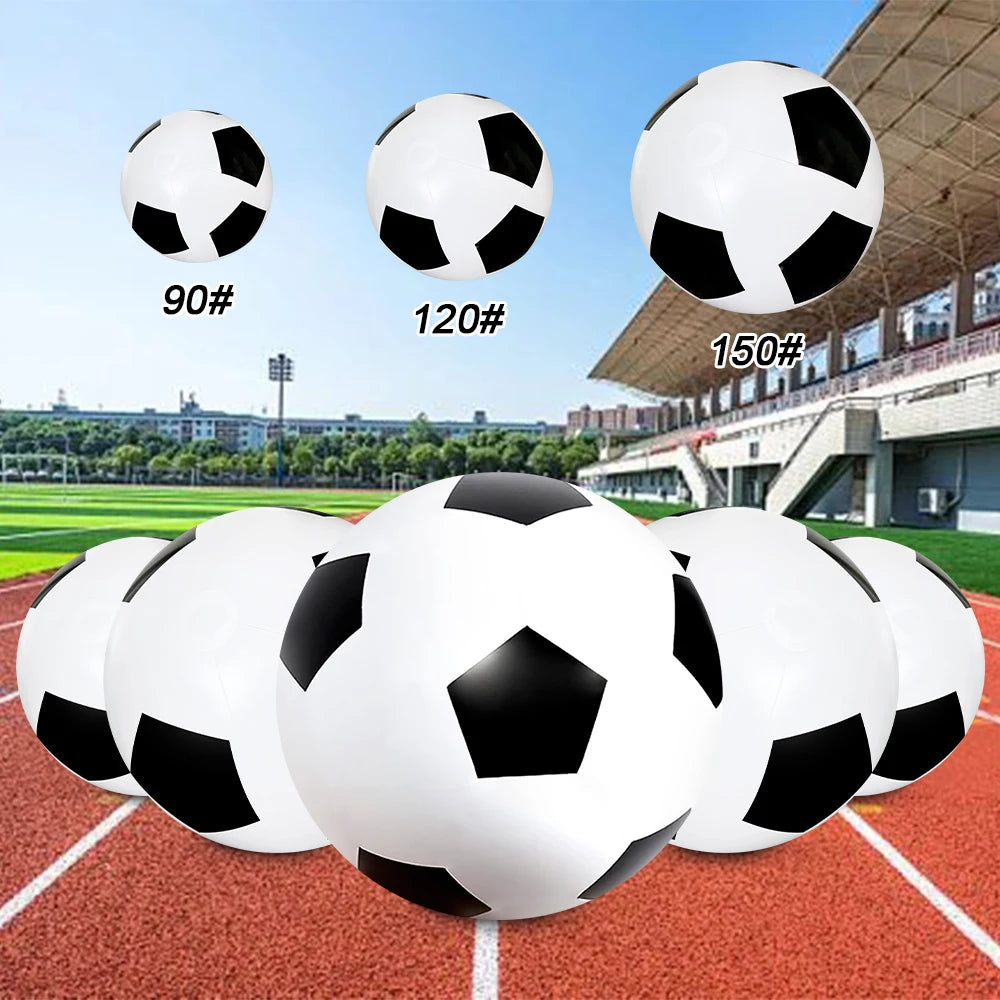 Outdoor beach, grassland, entertainment, inflatable soccer game, environmentally friendly, thickened three color PVC big ball