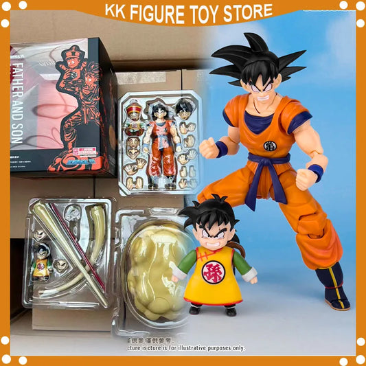 Demoniacal Fit Dragon Ball Super Saiyan Son Goku Son Gohan Father And Son The Unbreakable Bond Anime Action Figure  6-inch toys