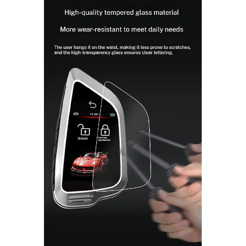LCD Touch Smart Car Key Connect With Mobile Phone For BMW Benz Audi Land Rover Lamborghini Cadillac Toyota Honda BYD Ford Tesla