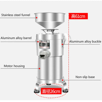 Commercial Soy Milk Maker No Filter Needed Automatic Grinding Soya Bean Tofu Making Machine For Breakfast Restaurant Household