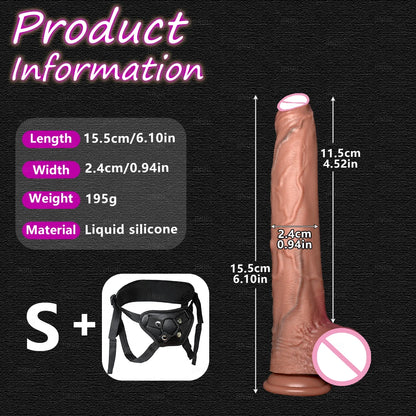 Realistic 5 Sizes Big Dildo Silicone Suction Cup Huge Penis Couples Masturbation Soft Cock Woman Man Anal Adult Sex Toy