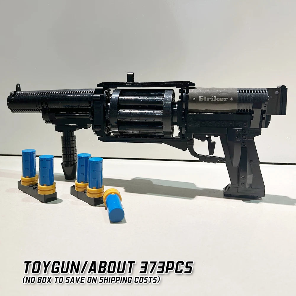 DIY Assembled Handgun Building Blocks, Simulation Gun Educational Toy, Nice Birthday Holiday Gift For Kids Boys Home Decoration
