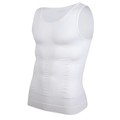 Men's Slimming Body Shapewear Corset Vest Shirt Compression Abdomen Tummy Belly Control Slim Waist Cincher Underwear Sports Vest