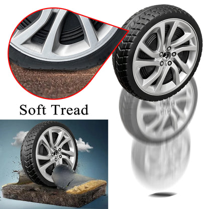 25CM/10in 33CM/13in PU Solid Rubber Soft Tire for Children's Ride on Toys Car ﻿Alligator Tires Wheels Upgrade Replacement Parts