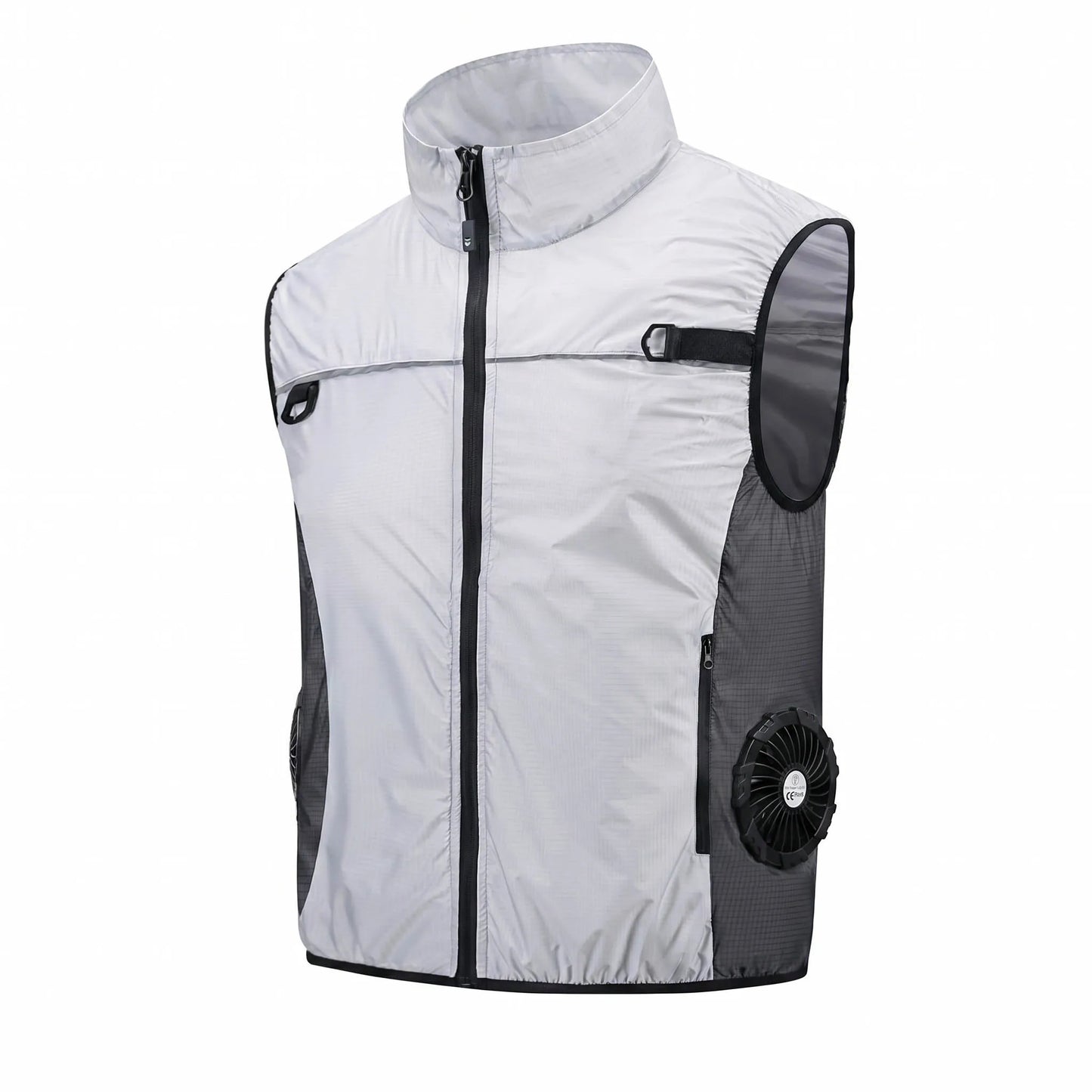 Summer New Side Fan Vest USB Refrigeration Air Conditioning Clothing for Men Women Outdoor Heat Protection Fishing Work Clothes