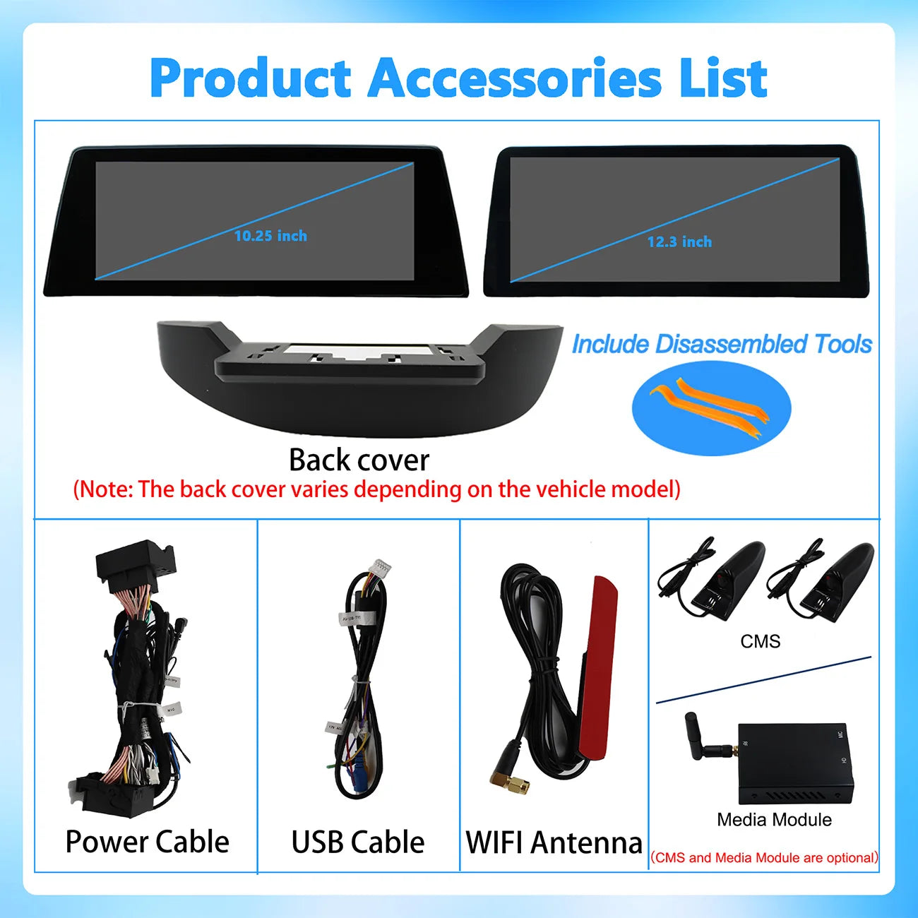Wireless CarPlay Android Auto Display Multimedia Player For BMW X5 X6 F15 E70 E71 2009-2017 NBT CIC GPS Touch Screen 1920*720
