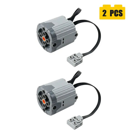 Enhanced M/XL Motor Technical Power Functions Building Blocks MOC Car Modification Parts High Speed Electric Engine Bricks Toys
