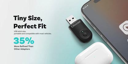OTTOCAST NEW Mini Wireless CarPlay Android Auto Wireless Adapter Plug And Play WiFi Fast Connect Dongle For Toyota Audi Benz