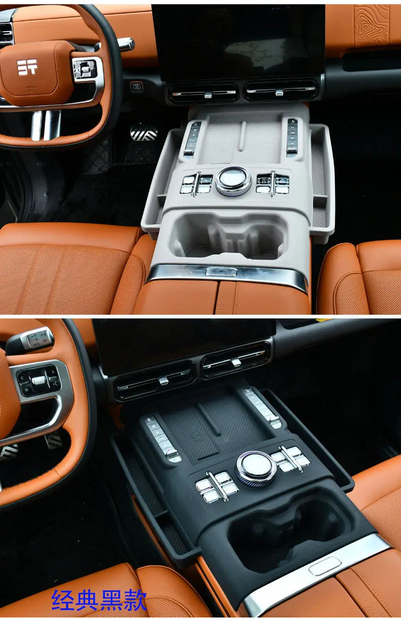 For Jetour G700 2026 Central Control Wireless Charging Silicone Pad Dustproof Anti-slip Mat Center Console Storage Box